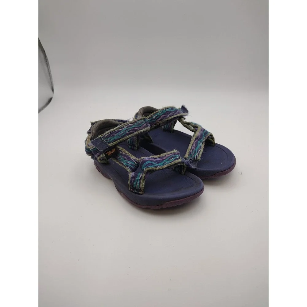 Teva Hurricane XLT 2 Toddler Purple Geometric Sport Sandals Size 6T
